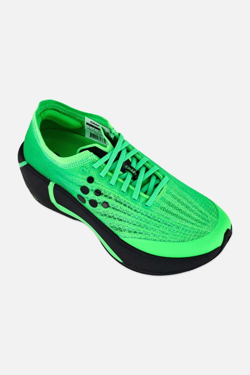 Craft Women Nordlite Tempo Lace Up Running Shoes, Green - Image 1