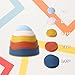 romrex Balance Stepping Stones for Kids romrex 5pcs Vibrant and NatureThemed Balance Stones to Encourage Toddler Balance Gross Motor Skills with Rubber Bottom and Embossed Surface - Image 4