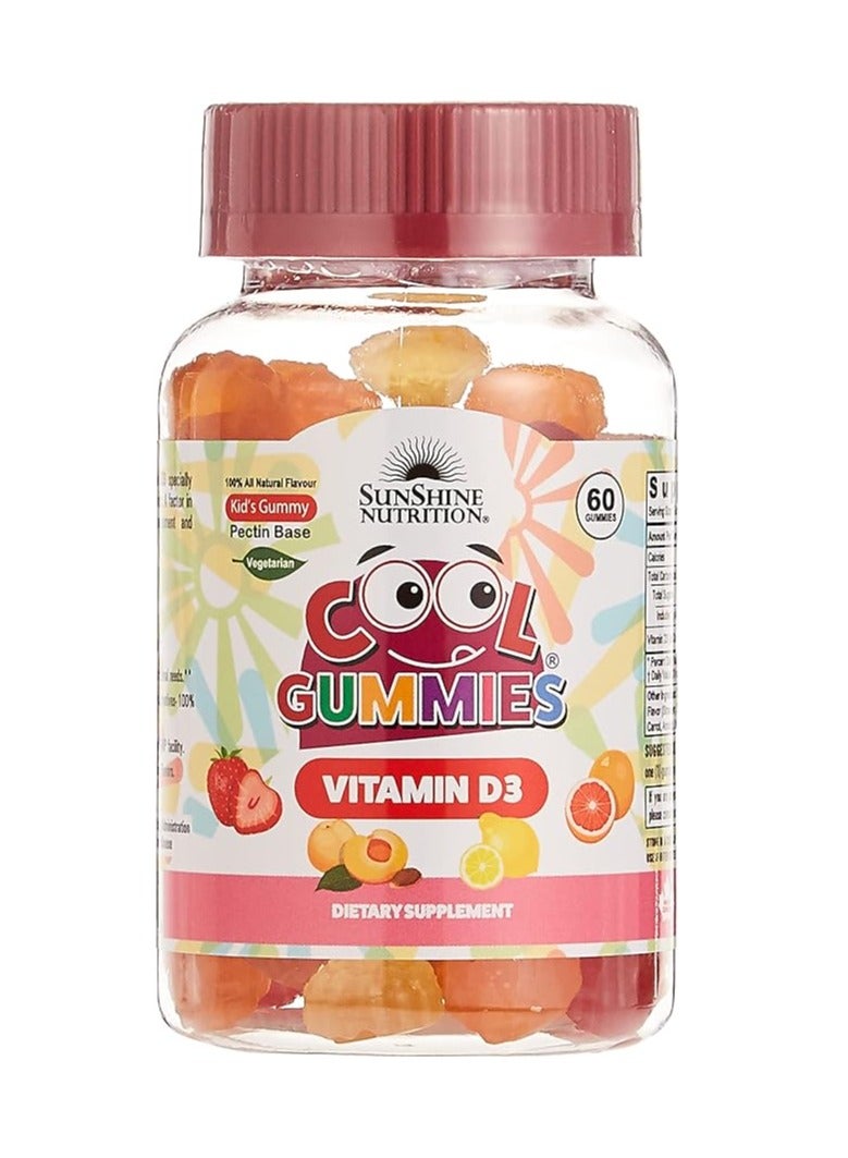 SUNSHINE NUTRITION Cool Gummies Vitamin D3 60'S  - Image 1
