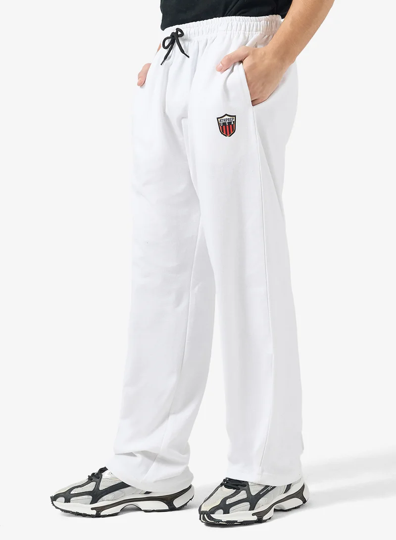 سفنتي فايف بيسيكس بنطال رياضي فضفاض بتفاصيل رقعة