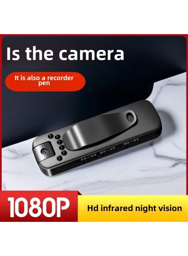 Professional Machine HD Camera Wearable Sports Camera Riding Law Enforcement Recorder Video Recording Artifact-Body Color:Camera + 64gb Memory Card - Image 1