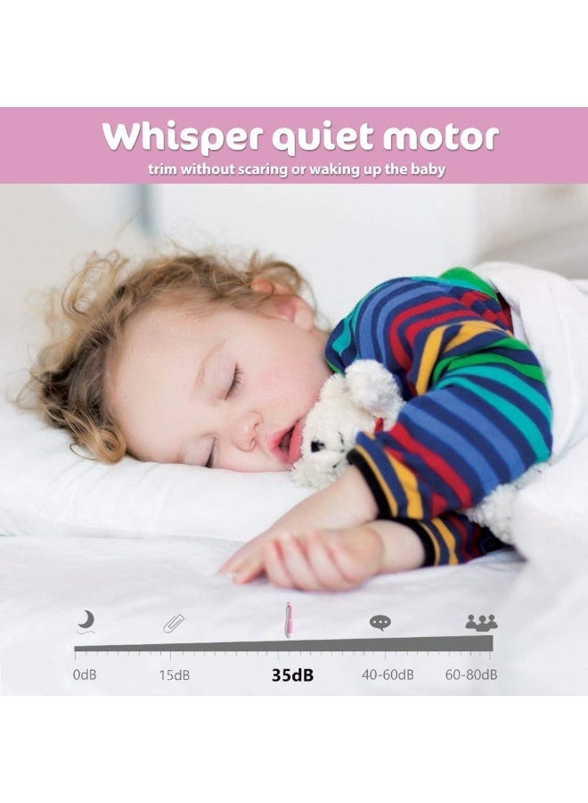 Consevisen Baby Nail Trimmer Electric Nail File Baby Nail Clippers, 20 in 1 Safe Nail Filer Grinder Kit - Image 4