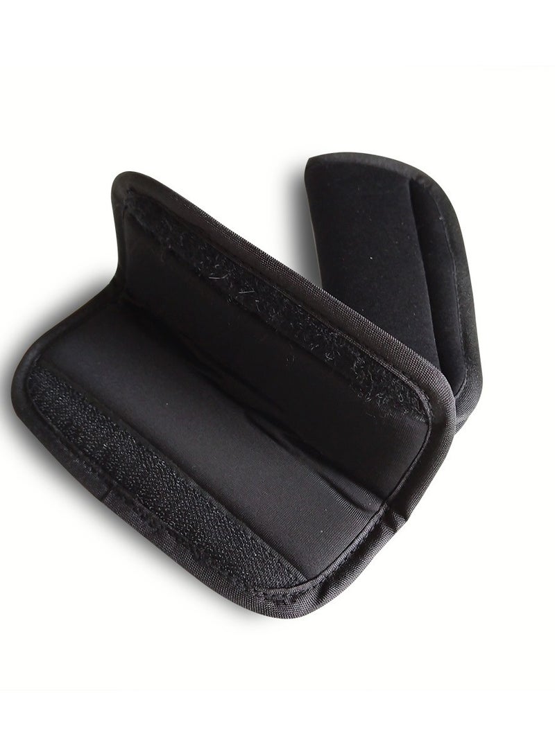 3 Pieces Baby Stroller Car Seat Strap Covers and Crotch Pad Combo, Universal Soft Seat Belt Strap Covers for Newborns Infants Kids Child, Pushchair Seat Belt Covers  - Image 2
