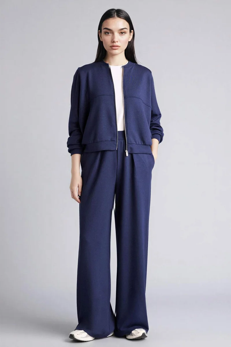 ديفاكتو Regular Fit Basic Trousers
