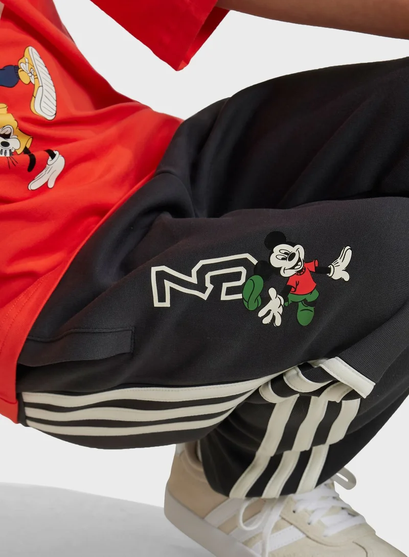 adidas بنطال رياضي بطبعة ميكي ماوس للأطفال