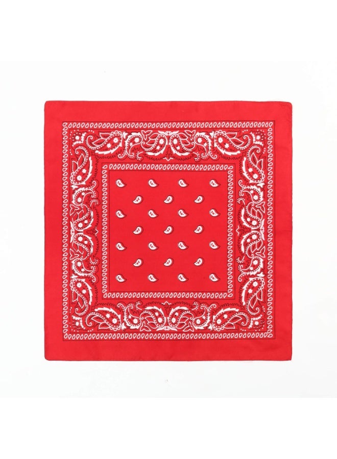 Beauenty Vintage Printed Headscarf Red - Image 2