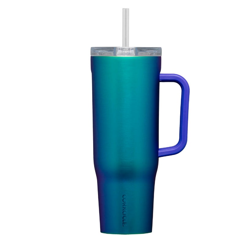 Corkcicle Cruiser Insulated Tumbler with Handle and Straw, Dragonfly, 40 oz – Reusable Water Bottle Keeps Beverages Cold for 20 Hours, Hot for 9 Hours - Image 1