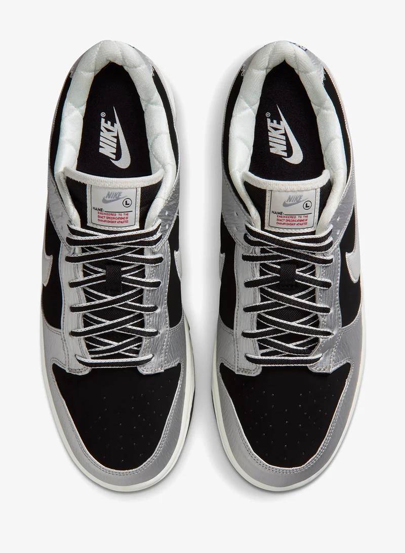 Nike MTLC SILVER/MTLC SILVER-BLACK-SAIL-UNIV RED-FLT SILVER Dunk Low Retro Se Sport for Men | Best Price UAE