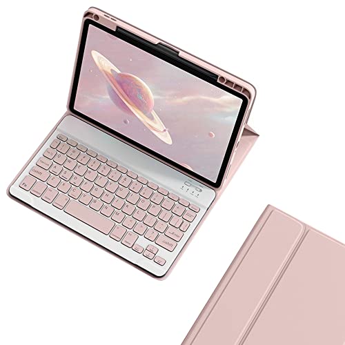 kaitesi Keyboard Case for iPad Pro 13 inch (M5/M4, 2025/2024) Case with Magnetic Detachable Bluetooth Keyboard Cover Support Pencil Charging,Pink - Image 1