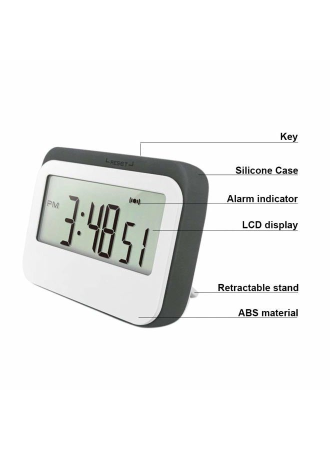 Vpal Digital Kitchen Timer 12,24 Hours Alarm Clock With Magnetic Back And Retractable Stand, Large Lcd Display - Image 2