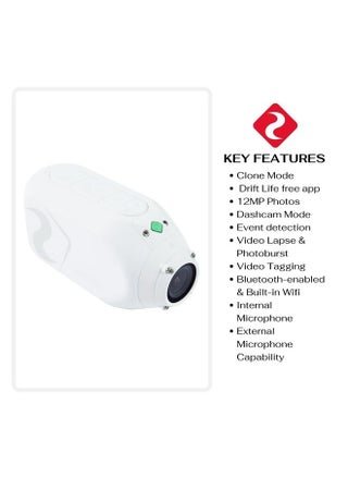 Drift Ghost XL Action Camera – Snow Edition Waterproof Digital Camera – HD 1080p Action Camera for Vlogging, Live Streaming – Long 9h Battery Life – 330-Degree Rotating Lens Video Camera - pzsku/Z35EC4436F50C176ADDFBZ/45/_/1686842235/1cbc41b6-69f4-4368-be06-85a5a8c6a7a1
