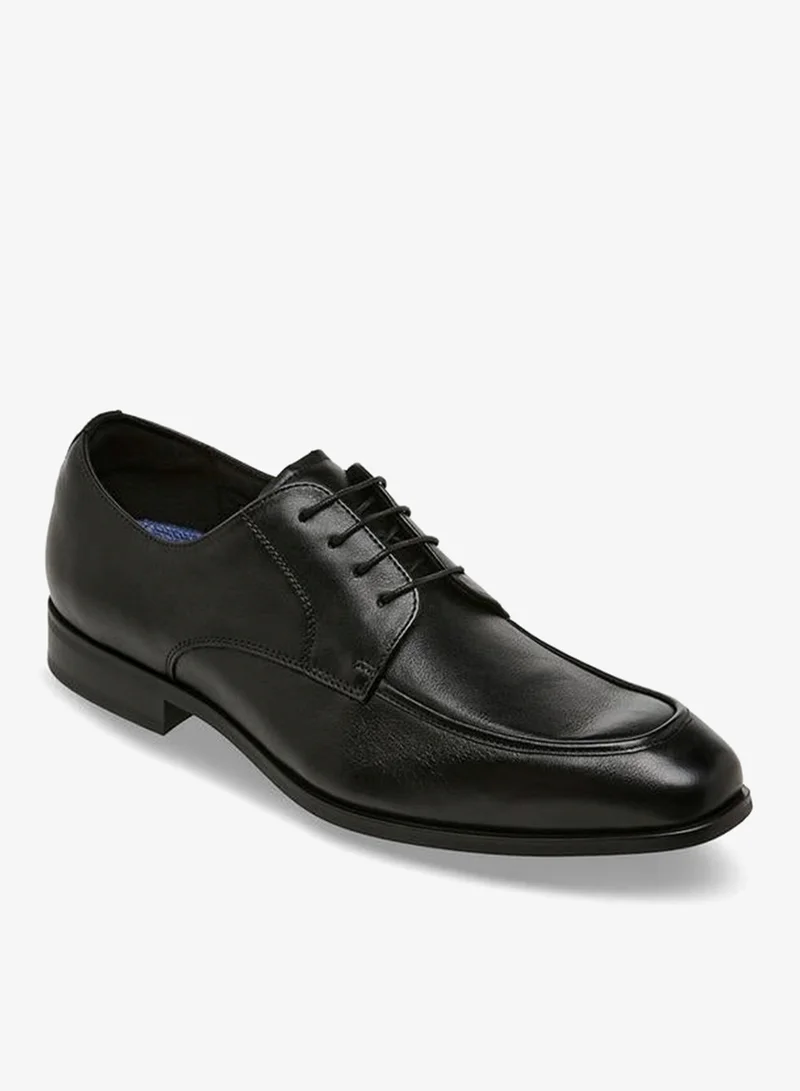 DUCHINI BLACK Men Lace-Up Leather Derby Shoes for Men | Best Price UAE