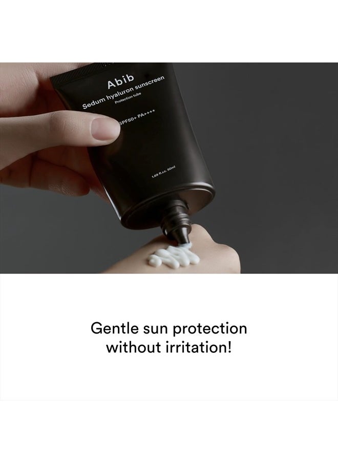 abib أبيب، كريم الوقاية من الشمس سيدوم هيالورون، أنبوب حماية SPF50+ PA++++، 1.69 أونصة سائلة (50 مل)  - Image 4