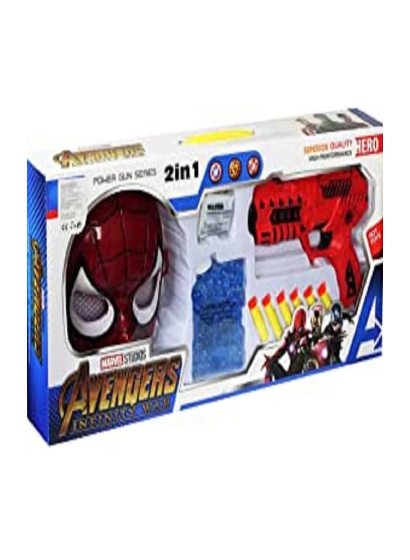 Little Angel Toys Spider-Man Water Bullet Gun with Mask