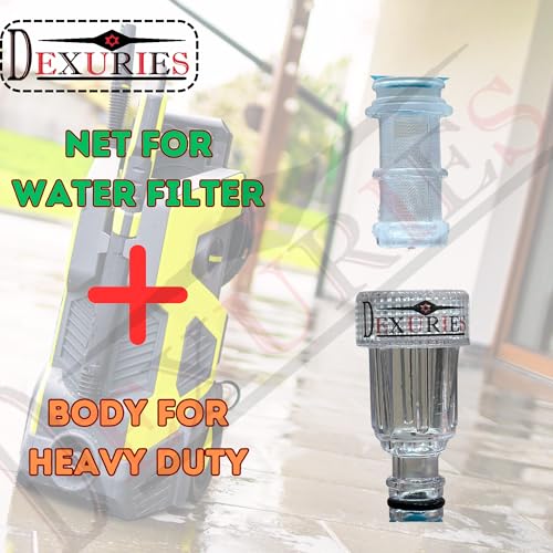 DEXURIES Universal 3/4" Water Inlet Filter for High-Pressure Washer Inlet Water Filter Connector Nipple/Nozzle Accessory (Filter & Connector) - Image 2