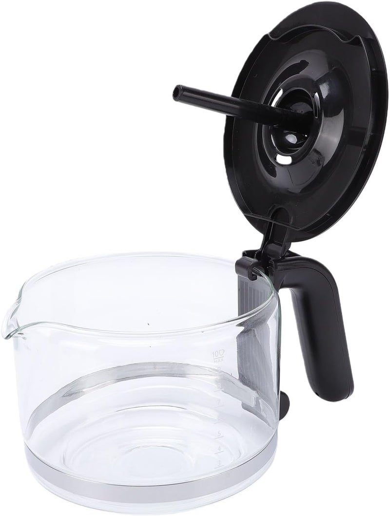 10 Cup Glass Coffee Carafe Replacement, 1.5L Coffee Pot with Handle, ExplosionProof Glass CarafeReplacement for Maker Machine Brewer - Image 5