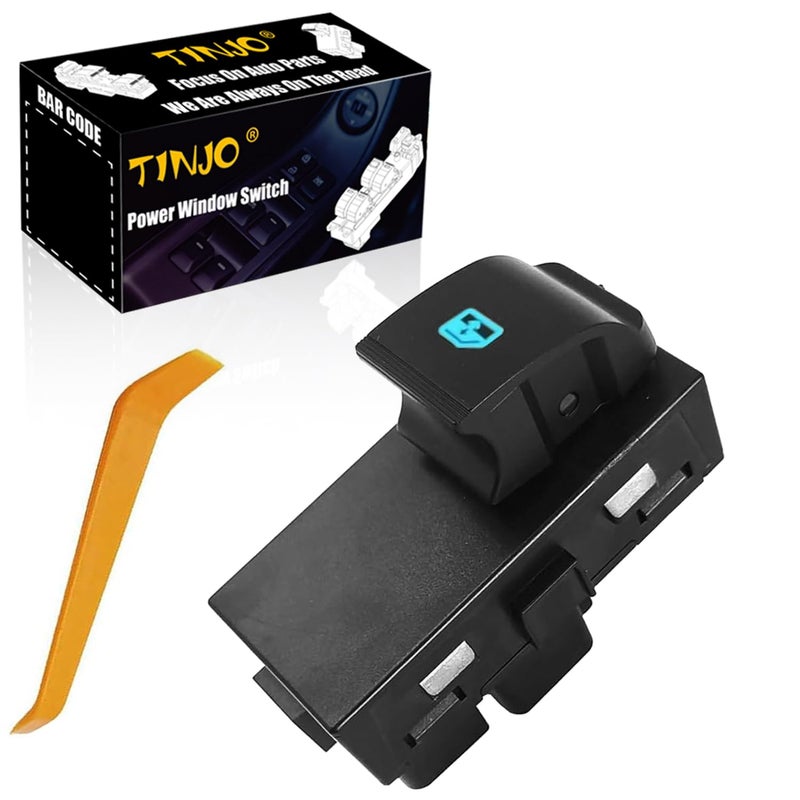 Passenger Window Switch Control Button Compatible with 20072013 Chevy Silverado 15002500 HD3500 HDSuburbanGMC SierraYukonBuickFit for 20082011 Chevy HHR Replaces 1588817422895545 Blue Light