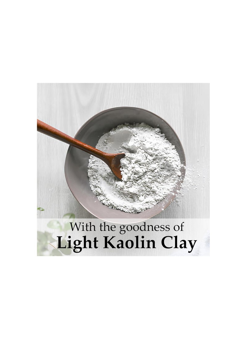 Light kaolin clay powder by mi nature | 227g ( 8oz) ( 0.5 lb) | Facial clay mask| Natural exfoliator | Clear skin | Evens Out Your Skin Tone