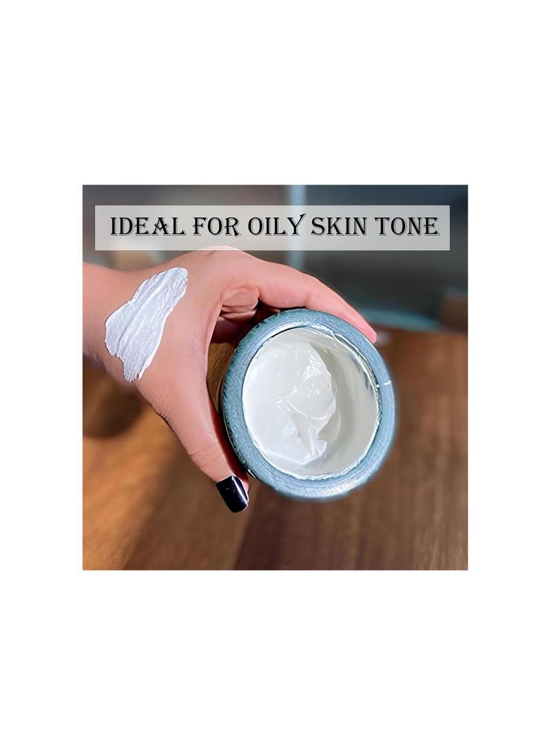 Light kaolin clay powder by mi nature | 227g ( 8oz) ( 0.5 lb) | Facial clay mask| Natural exfoliator | Clear skin | Evens Out Your Skin Tone