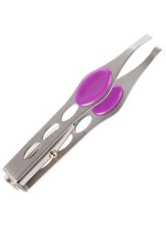 Trenton Gifts Stainless Steel Tweezers with LED Light for Precision Hair Removal (Set of 3)  - Image 4