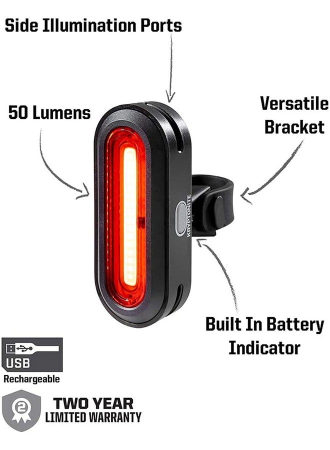 Kryptonite Alley F800 Front Led Bicycle Headlight & Avenue R75 Rear Led Cob Bicycle Indicator Light - Image 5
