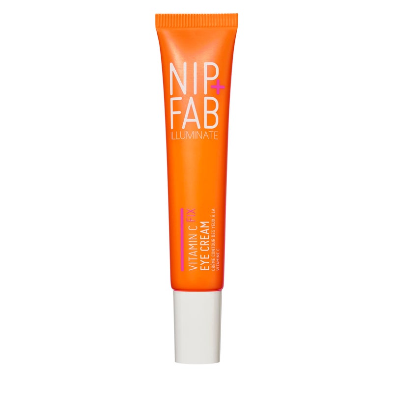 NipFab Vitamin C Fix Eye Cream 10 05 fl oz  with Peptides Caffeine and Niacinamide for Smoother Brighter Under Eye Skin  3 Forms of Vitamin C