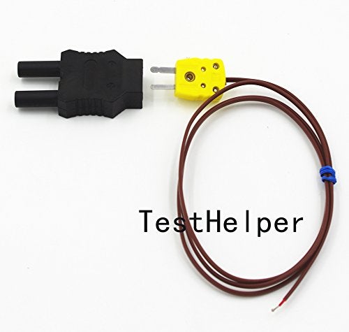 TestHelper TCAD310 Type K Thermocouple Adapter Dual plugs 4mm (0.16-Inch) Banana Use for Digital multimeter Meter - Image 4