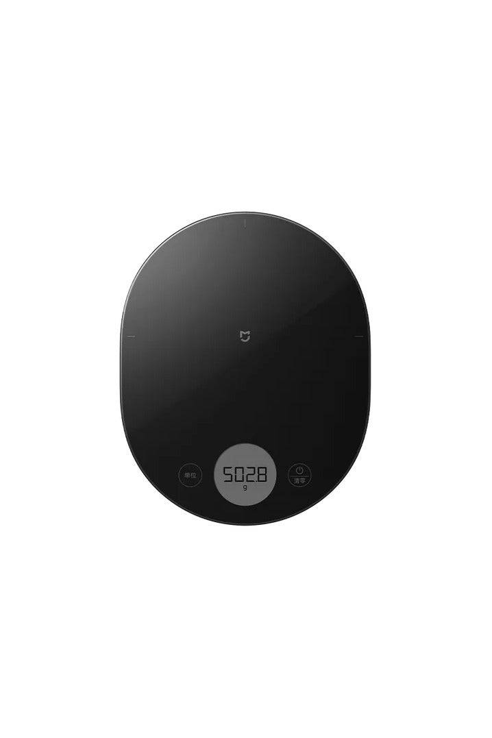 شاومي ميزان مطبخ رقمي من شاومي بدقة عالية، شاشة LED، تحكم باللمس، تحويل بين وحدات الوزن (غ/أوقية/رطل)، إيقاف تلقائي، سعة 3 كجم، سطح زجاجي أنيق، يعمل بالبطارية – أسود - Image 3