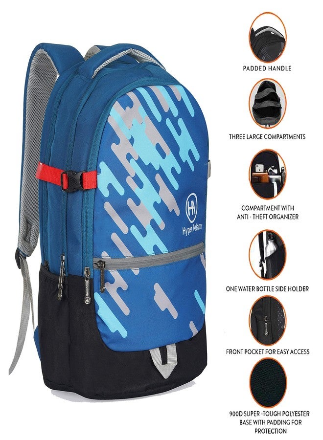 Hyper Adam Lining 33 Liter / 20 inch Laptop Backpack Anti - Theft Bag (Airport Blue) - Image 2