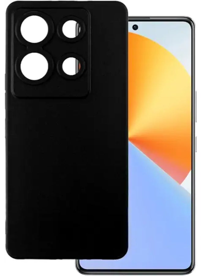 Protective Cover  For Infinix Note 30 , Slim Fit Soft Back TPU Case Flexible Silicone Cover Compatible For Infinix Note 30 - Black