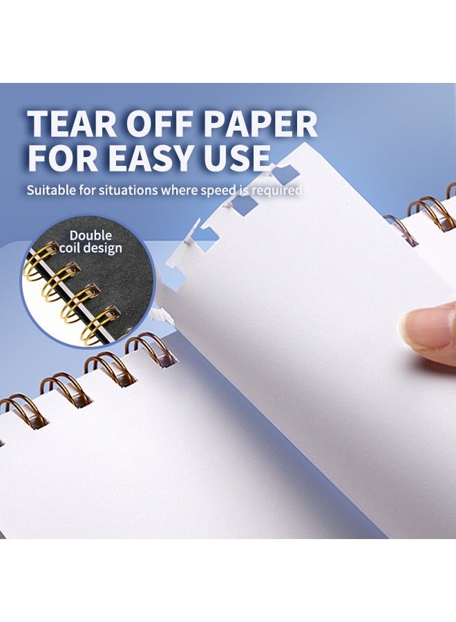 A4 Starry Sky Sketchbook, Portable Thickened Sketch Pad With Fade-Resistant and Anti-Smudge Paper, Double Coil Binding Design, Suitable for Art Classes, Outdoor Sketching, and Casual Graffiti - Image 5