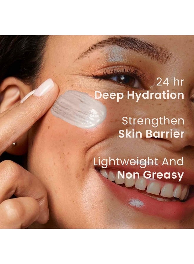 Saffr'n Luminous Hydration Moisturizer with 5% Saffron & 3% Niacinamide to Improve Skin Elasticity | Moisturizer For Face | Long Lasting Hydration | With Shea Butter, Ceramides & Hyaluronic Acid | For All Skin Type | 50ml - Image 3