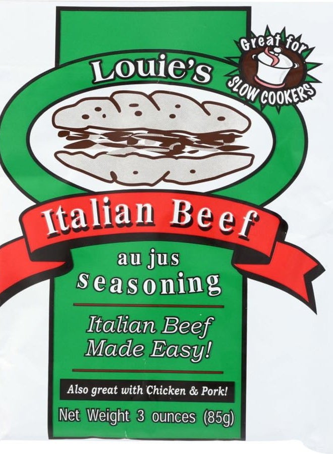 Ken's Louies Seasoning Italian Beef Au Jus Seasoning - 12 Packets (3 Ounce each) - Image 1