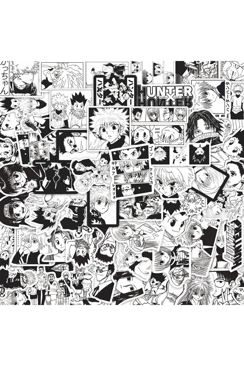 MULTICOLOR 68Pcs Anime Hunter X Hunter Stickers Gon Freecss Killua Zoldyck DIY Stickers Skateboard M