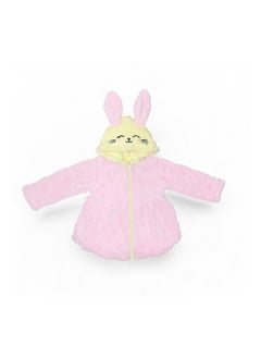 BabyShoora Girls fur jacket with cape + bag  - Image 2