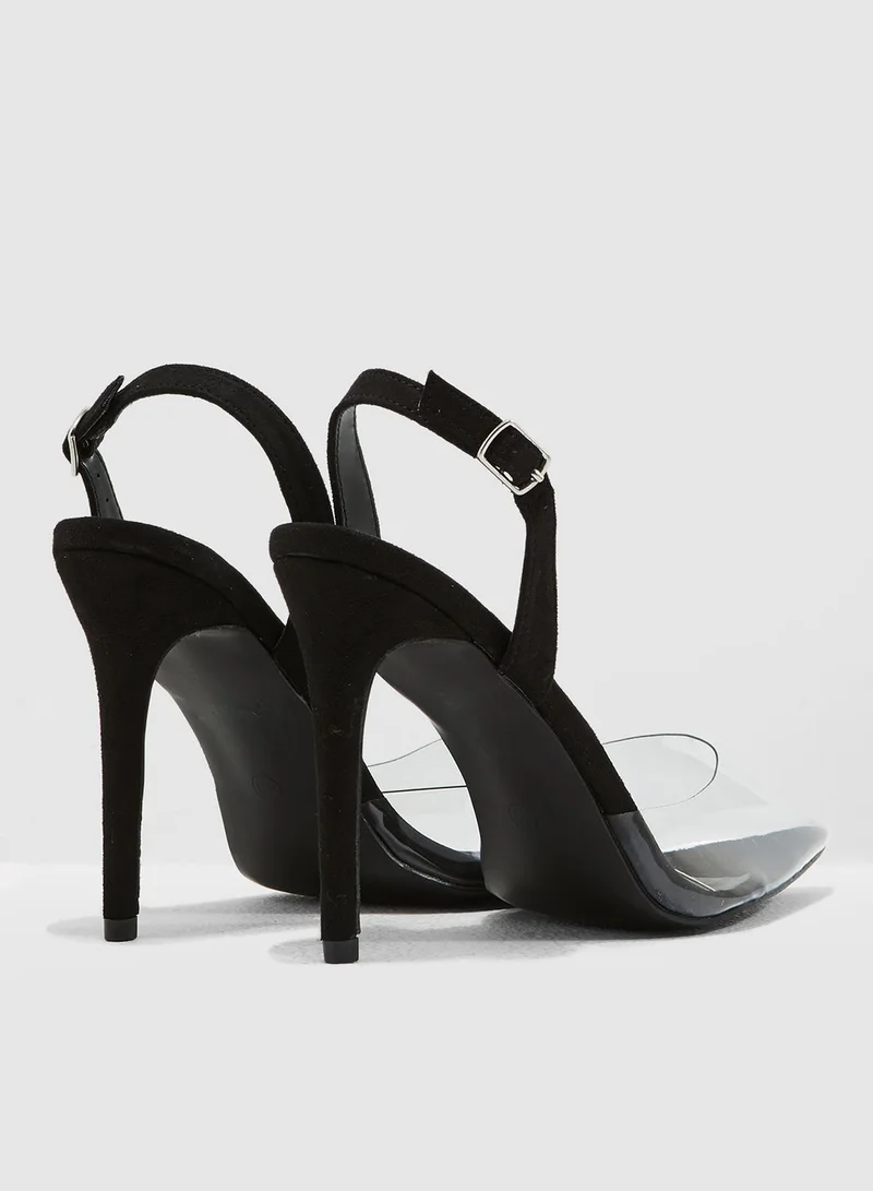 ELLA Vinyl Pointed Toe Pump