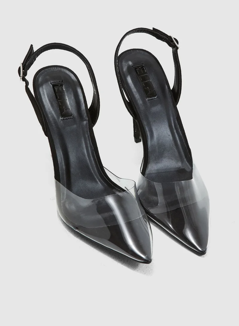 ELLA Vinyl Pointed Toe Pump