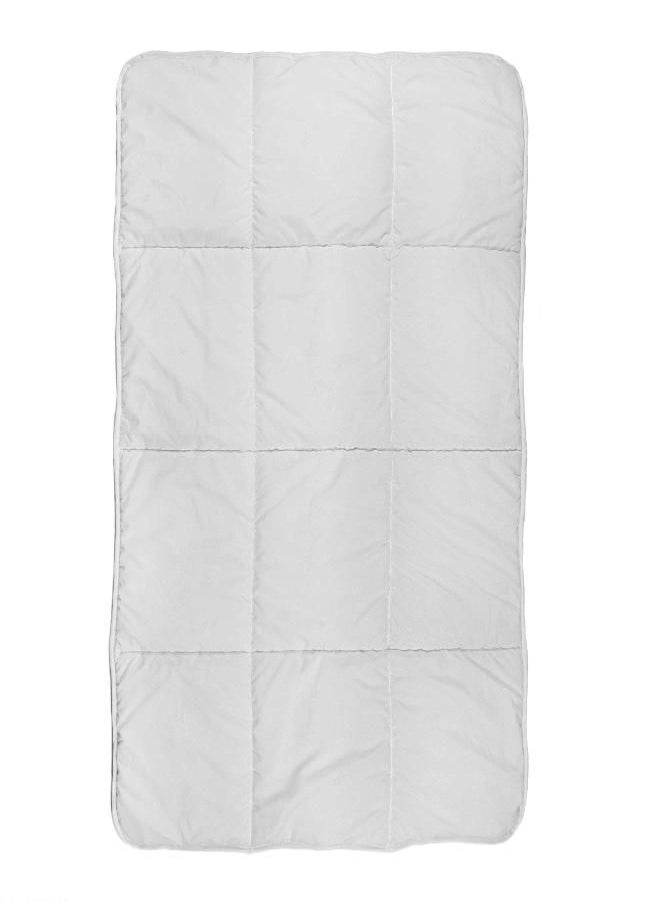 Tadpoles Box Quilted Toddler Comforter, Grey  - Image 1