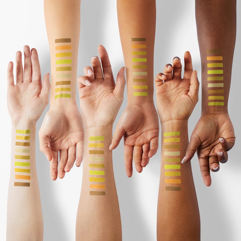 docolor باليت ظلال العيون دكولور 9 ألوان ظلال صفراء باليتات ظلال الأحجار الكريمة عالية الصبغة مات ولامع نقي دخاني لامع كريمي ملون مسحوق قابل للخلط طويل الأمد مقاوم للماء - Image 4