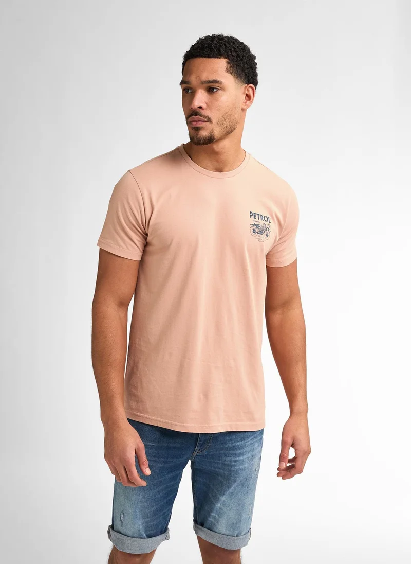 بترول اندستريز تيشيرت رجالي كلاسيك بطبعة