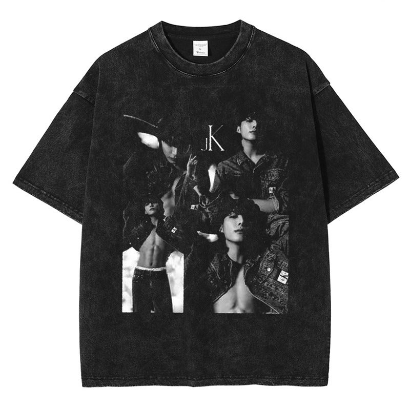 Harajuku Street Apparel Oversize T-Shirt Hip Hop Vintage Sin - Image 5