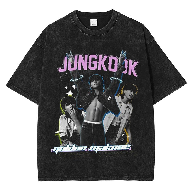 Harajuku Street Apparel Oversize T-Shirt Hip Hop Vintage Sin - Image 2