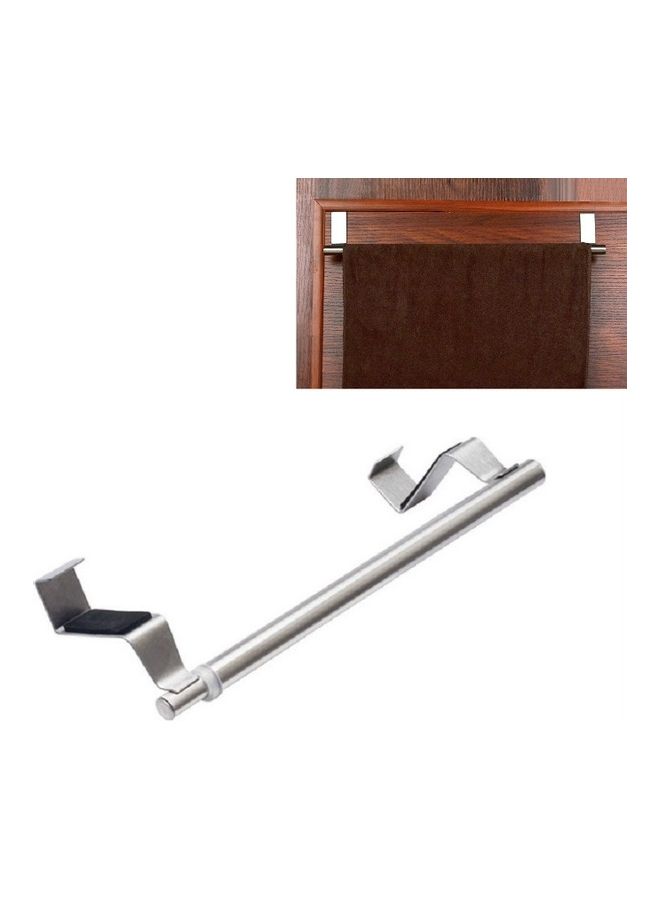 NIBEMINENT 3 PCS Bath Towel Telescopic Bathroom Rack Multicolour 23 x 8 x10centimeter - Image 1