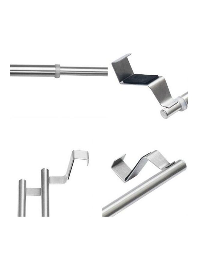 NIBEMINENT 3 PCS Bath Towel Telescopic Bathroom Rack Multicolour 23 x 8 x10centimeter - Image 4