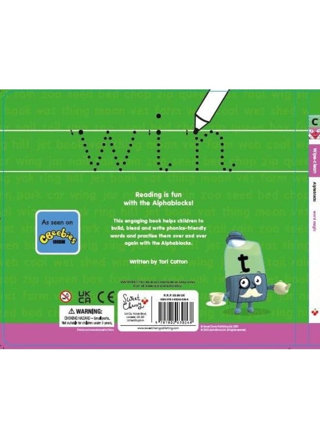 Alphablocks Word Magic: A Wipe-Clean Book  - Image 1