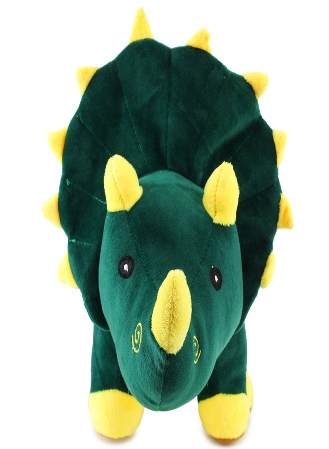 Webby Plush Adorable Dinosaur with Horns and Frill, Stuffed Soft Toy for 2+ Years Kids, 50CM (Green) - Image 5