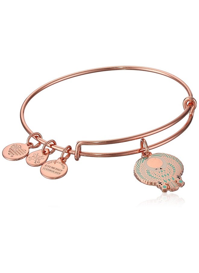 ALEX AND ANI Womens Falcon Ewb Bangle Bracelet Shiny Rose Expandable  - Image 1