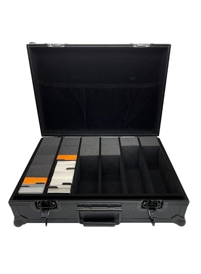 CARDKINGPRO Game Card Storage Case (KingMega Edition) | Compatible with Magic The Gathering, MTG, Cards Against Humanity, All Standard TGC Trading Card Games | Includes 8 Dividers | Fits 5400+ Unsleeved Cards - Image 2