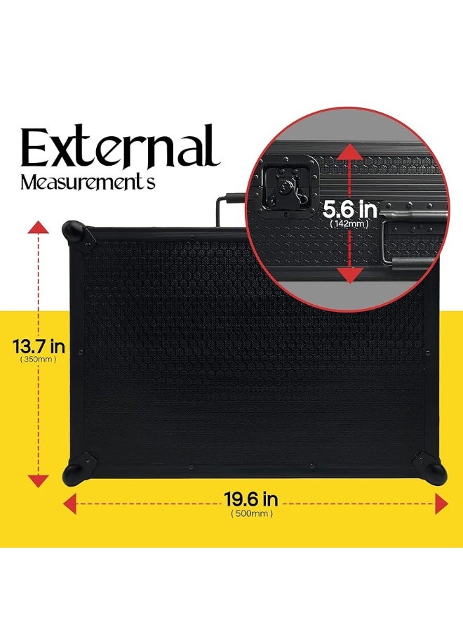 CARDKINGPRO Game Card Storage Case (KingMega Edition) | Compatible with Magic The Gathering, MTG, Cards Against Humanity, All Standard TGC Trading Card Games | Includes 8 Dividers | Fits 5400+ Unsleeved Cards - Image 4