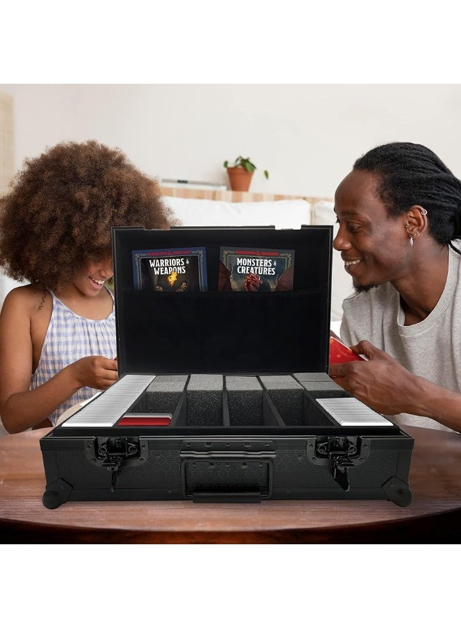 CARDKINGPRO Game Card Storage Case (KingMega Edition) | Compatible with Magic The Gathering, MTG, Cards Against Humanity, All Standard TGC Trading Card Games | Includes 8 Dividers | Fits 5400+ Unsleeved Cards - Image 5